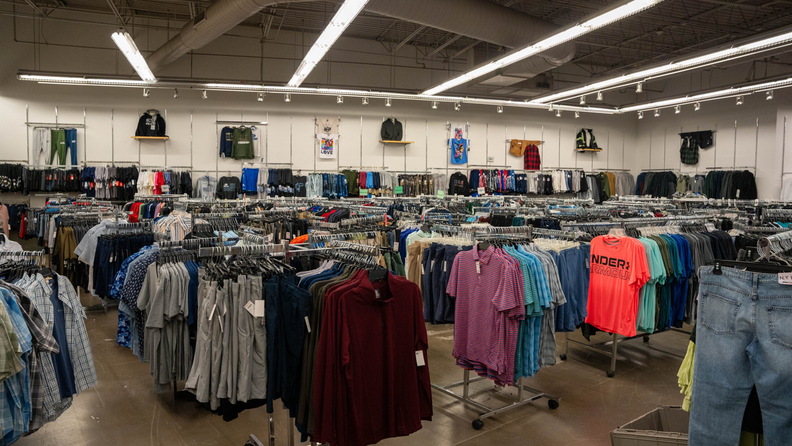 mens section of queenbsury peter harris clothes